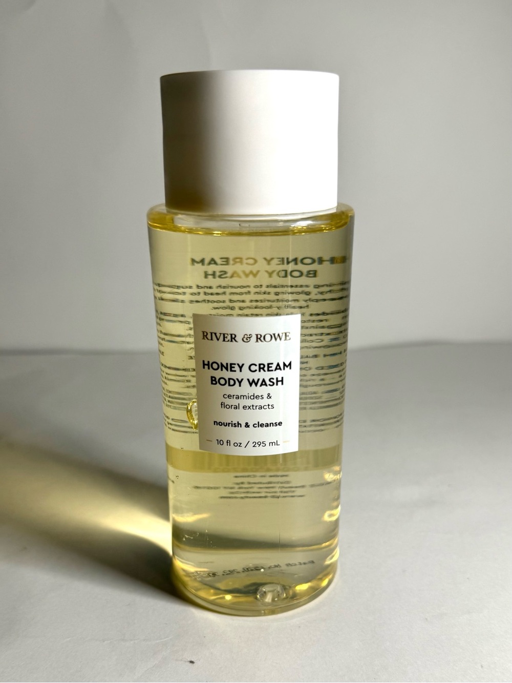 Honey Cream Body Wash - Ceramides & Floral Extracts Nourish & Cleanse 10 fl oz